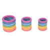 Tickit Rainbow Wooden Rings, 21-Piece Set 73977